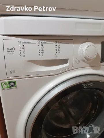 Пералня Ariston Hotpoint (Smart+) 8кг. ,А+++, снимка 2 - Перални - 56145278