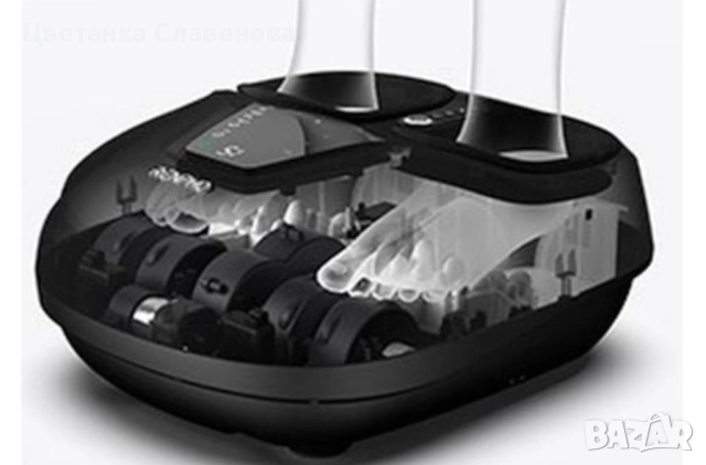 Масажор за крака Renpho Shiatsu FM058R 3D, 4 нива, топлина, въздушна компресия, таймер, дистанционно, снимка 5 - Друга електроника - 52306817