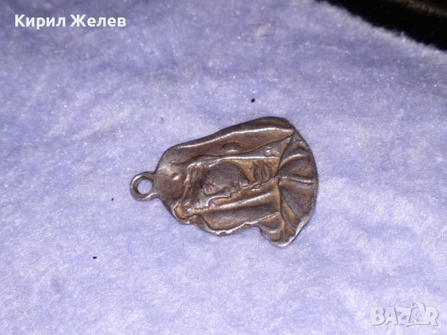 СТАРА СРЕБЪРНА КАТОЛИЧЕСКА ИКОНКА МАЙСТОРСКА ХУДОЖЕСТВЕНА ИЗРАБОТКА 25158, снимка 11 - Антикварни и старинни предмети - 39307816