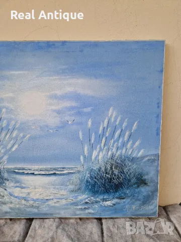 Кирил Жостов- Превъзходна голяма картина масло върху платно , снимка 4 - Картини - 48777653