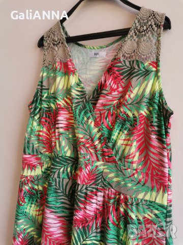 ДЪЛГА СТРАХОТНА РОКЛЯ СВЕЖИ ЦВЕТОВЕ 2XL, снимка 6 - Рокли - 41474299