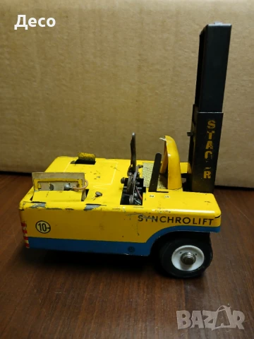 Стара ГДР играчка мотокар за ремонт., снимка 4 - Колекции - 50785078