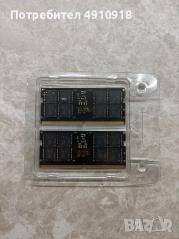 Crucial 64GB 2x32GB DDR5 4800MHz SO-DIMM RAM, снимка 2 - RAM памет - 55830302