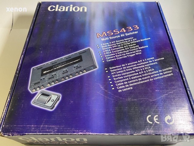 Clarion MSS433 (Multi Source AV превключвател), снимка 1 - Аксесоари и консумативи - 34733924
