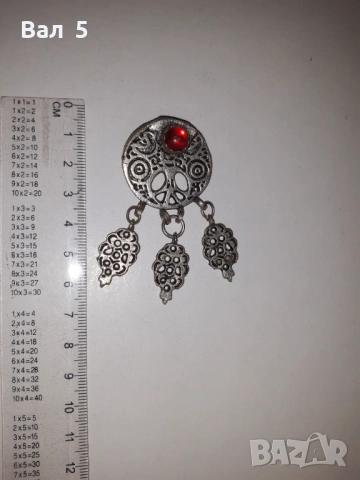 Стар накит възрожденски тип - трепка , бодка , брошка, снимка 3 - Антикварни и старинни предмети - 53813828