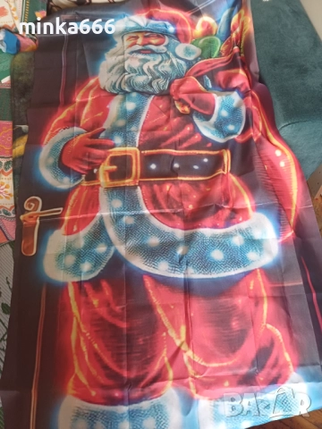 Коледна завеса за врата, снимка 2 - Декорация за дома - 52879529