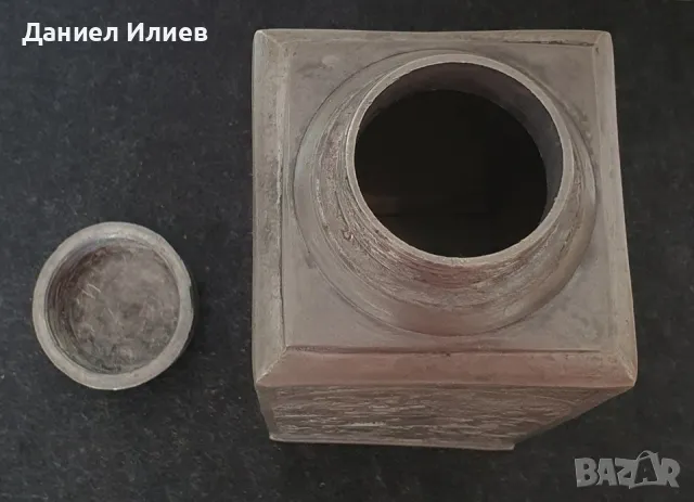 оловно калаян павур с орнаменти, снимка 8 - Антикварни и старинни предмети - 49609649