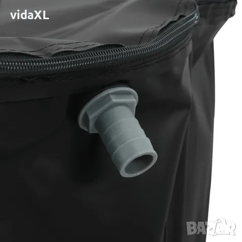 vidaXL Резервоар за вода с кран, сгъваем, 1350 л, PVC, снимка 7 - Напояване - 56146256