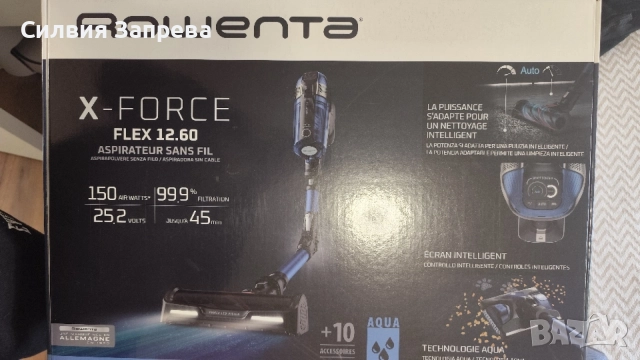 Вертикална прахосмукачка Rowenta Flex 12.60 X-Force
