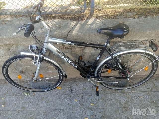 28 цола алуминиев велосипед с 21 скорости усилени капли амортисьори предни като нов , снимка 7 - Велосипеди - 51692707