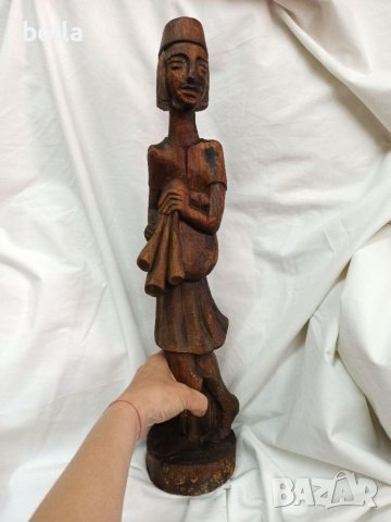 МАСИВНА ДЪРВЕНА ПЛАСТИКА , снимка 2 - Други ценни предмети - 40800423