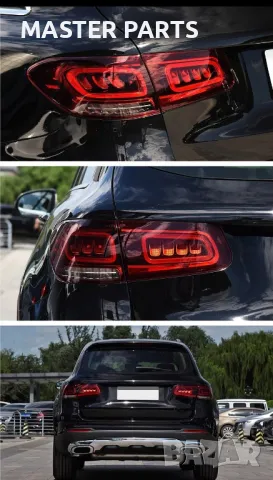 Чисто Нови Тунинг LED Стопове за Mercedes GLC (W253) Facelift Визия 2019-2022 - Plug & Play, снимка 5 - Части - 50410529