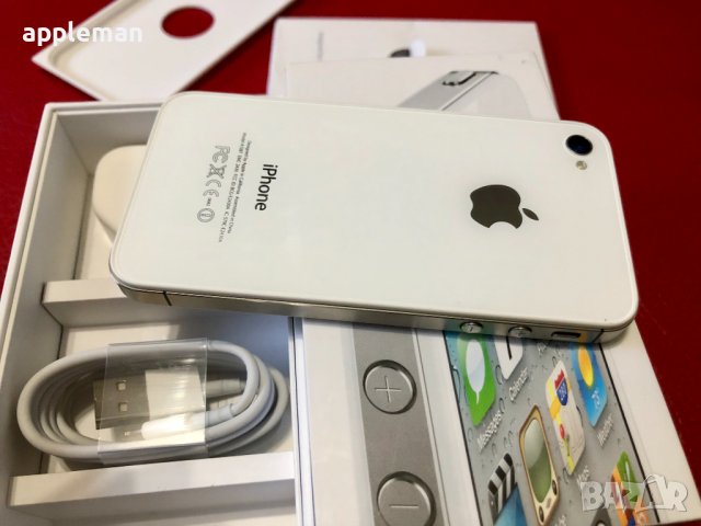 Apple iPhone 4s 16Gb бял Фабрично отключен огледален, снимка 5 - Apple iPhone - 39917984