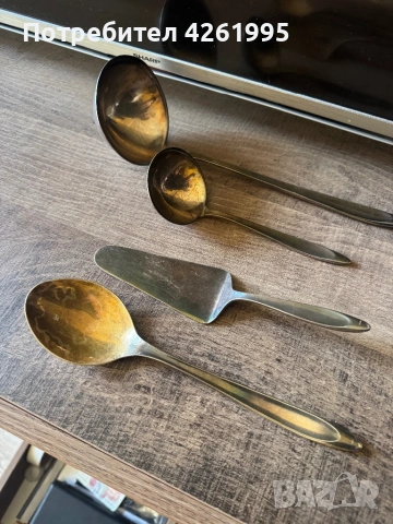 Посребрени прибори Berndorf 90 микрона , снимка 2 - Прибори за хранене, готвене и сервиране - 53617306