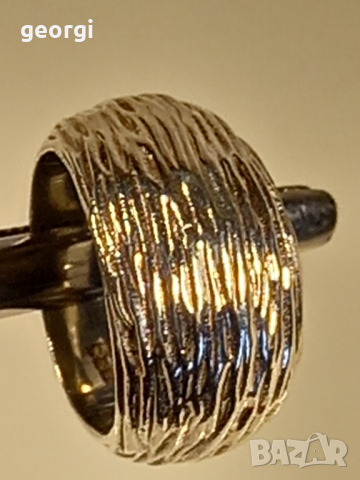 масивен сребърен пръстен , снимка 6 - Пръстени - 44596034