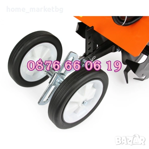 Бензинова мотофреза 74 куб, бензинов мотокултиватор, снимка 3 - Градинска техника - 53710211