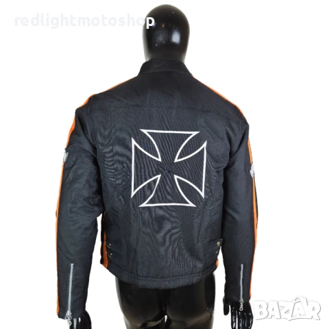 📌 5195 | Мъжко текстилно мото яке | Размер S | 120 лв., снимка 3 - Аксесоари и консумативи - 50826303