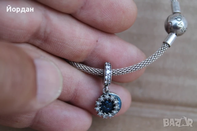 Сребърна гривна ''Pandora'' , снимка 6 - Гривни - 50619501