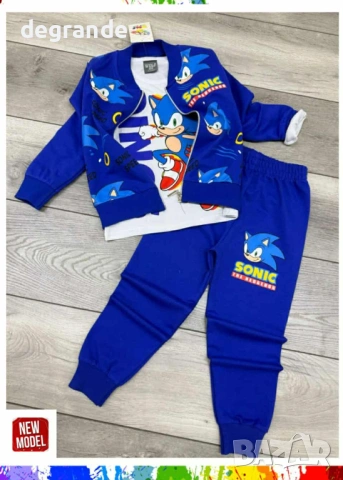 Детски Комплект Соник 3 части