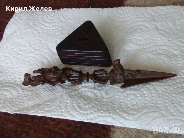 Бронзова кама от Камбоджа 54240, снимка 2 - Колекции - 53752705