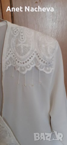 Официална дамска блуза  бяла, снимка 6 - Блузи с дълъг ръкав и пуловери - 39971507