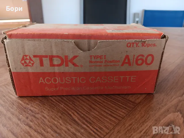 Кутия TDK A60, снимка 2 - Други ценни предмети - 50320324