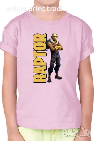 Детска тениска Фортнайт Fortnite Raptor 01, снимка 14 - Детски тениски и потници - 48524259