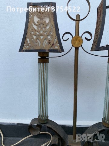 Стара руска настолна лампа, снимка 5 - Антикварни и старинни предмети - 41421350