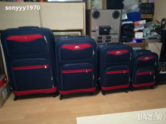 4 КУФАРА-НОВИ С КОЛЕЛЦА-ТЕКСТИЛ 1308231653, снимка 5 - Куфари - 41843855