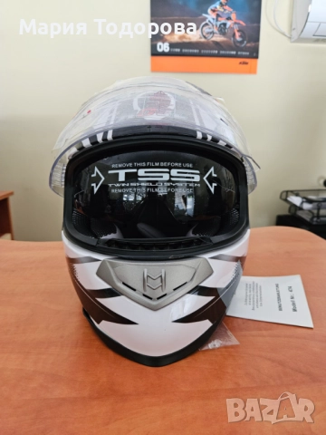 НОВА мото каска ROCC 474 цена: 180лв. размер: L, снимка 2 - Аксесоари и консумативи - 52152158