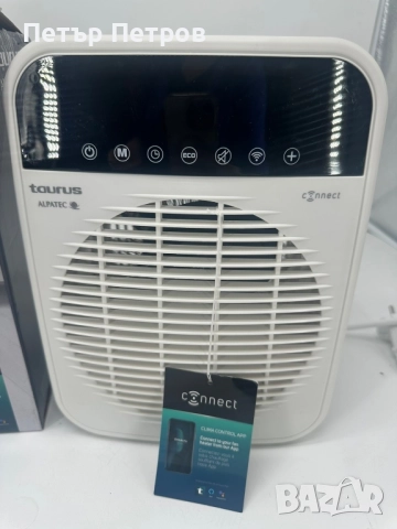 Taurus Alpatec Factor Connect 2000W керамичен нагревател с гласово управление, WiFi, снимка 2 - Отоплителни печки - 52060309