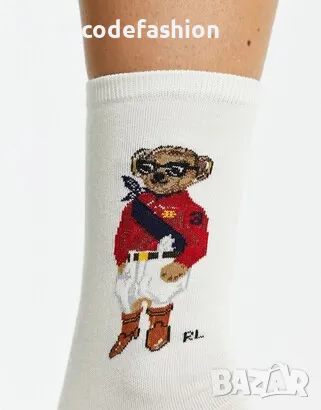 Чорапи с мече RL , снимка 2 - Дамски чорапи - 48855539