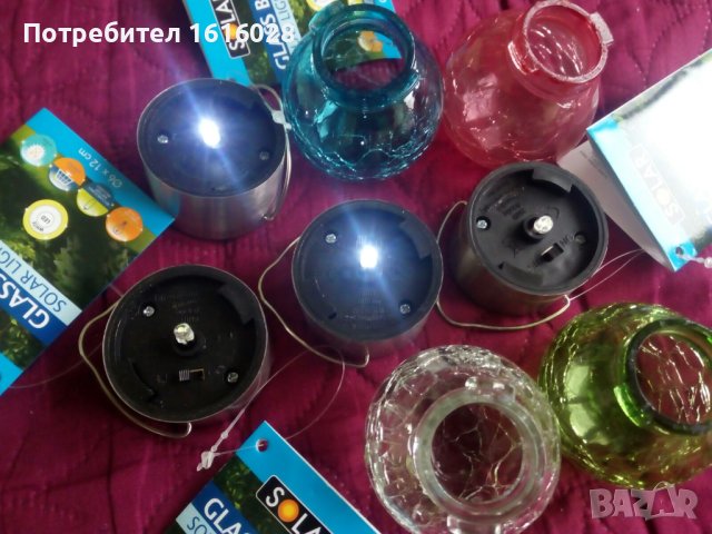 Нови  соларни лампи-топки за закачане за къмпинг,градина и др., снимка 8 - Соларни лампи - 40537519