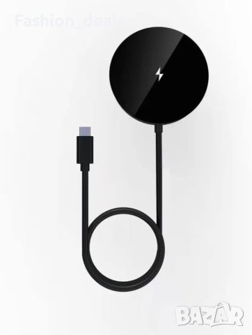 Ново Магнитно безжично зарядно устройство с  USB Type-C към USB C 15 W за iPhone 