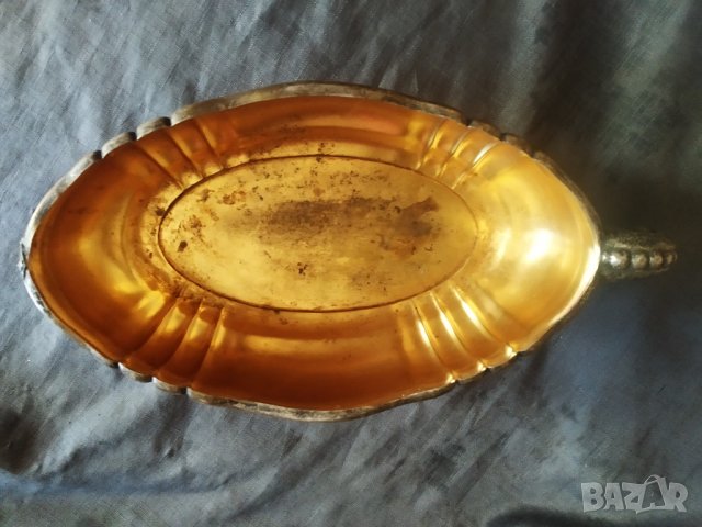 стара посребрена купа,фруктиера арт деко, снимка 3 - Антикварни и старинни предмети - 34250873