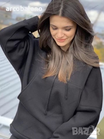 Дамски есенно-зимен ежедневен комплект от две части, 4цвята, снимка 7 - Комплекти - 39018781