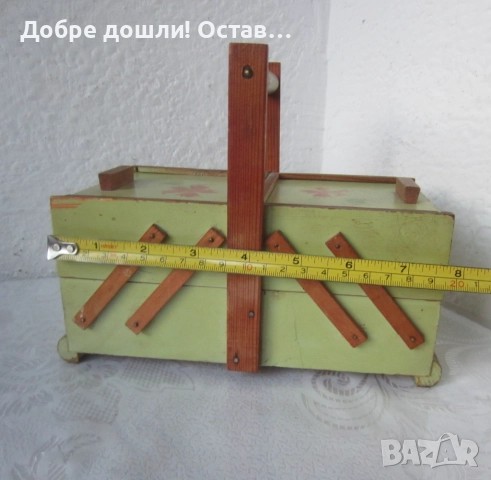 Кутии: кутия кръгла дърво и сгъваема зелена кутия  - акордеон с чекмеджета, снимка 18 - Други - 31812531