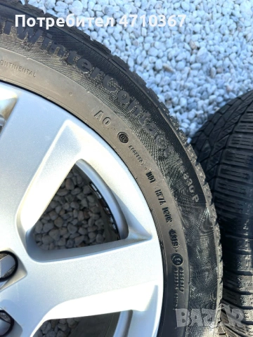 Оригинални джанти от Audi A6,A7, 5x112 ET25, 7J с гуми 235/55, снимка 5 - Гуми и джанти - 53843684