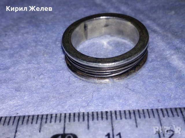 ДИАМАНТЕН СКЪПОЦЕНЕН СРЕБЪРЕН АРТ ПРЪСТЕН ОКСИДИРАНО СРЕБРО 925 с 2 ЛАБОРАТОРНИ БРИЛЯНТА 38296, снимка 16 - Пръстени - 40932513