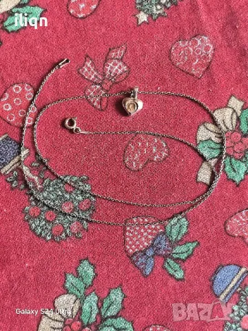 Сребърен синджир с висулка. 45см. Цена 18,99лв. Разгледайте и останалите ми обяви. , снимка 3 - Колиета, медальони, синджири - 50128425