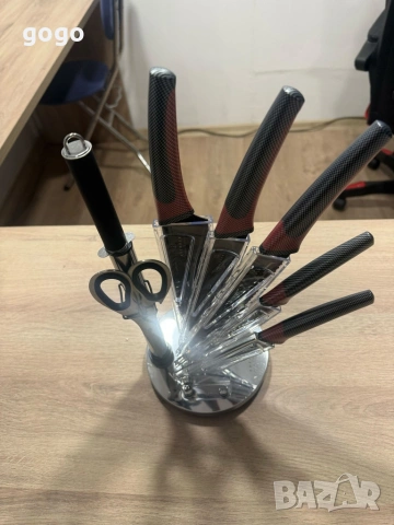 комплект ножове, снимка 4 - Прибори за хранене, готвене и сервиране - 53788844