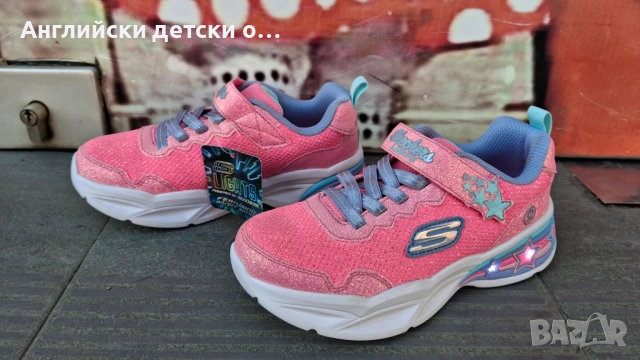Английски детски светещи маратонки-SKECHERS, снимка 3 - Детски маратонки - 53770173