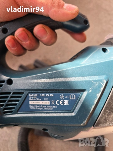 Bosch GAS 18V-1 Прахосмукачка, снимка 4 - Други инструменти - 53694629
