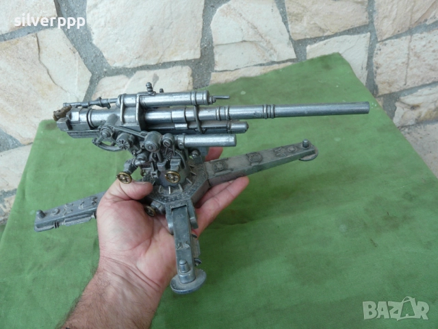  Макет на оръдие 88MM FLAK - WW 2 , снимка 4 - Други ценни предмети - 52316711