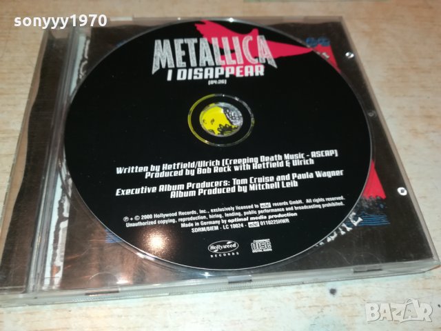 METALLICA CD-MADE IN GERMANY SWISS 1811211902, снимка 5 - CD дискове - 34852848