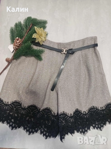 Дамски къси панталонки с дантела - три десена - 40 лв., снимка 3 - Къси панталони и бермуди - 52773314