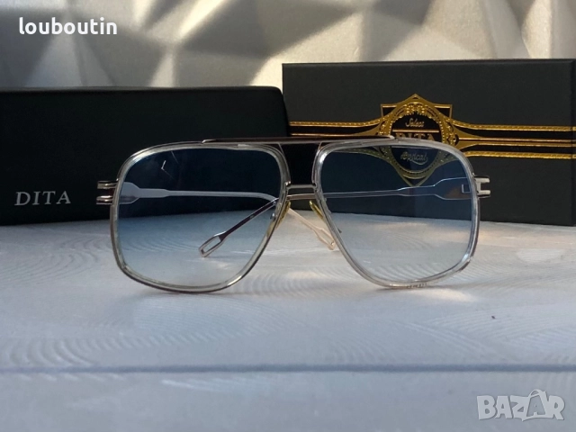 Мъжки прозрачни слънчеви очила маска dita, снимка 8 - Слънчеви и диоптрични очила - 52742457