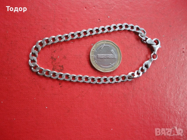 Страхотна сребърна гривна 1