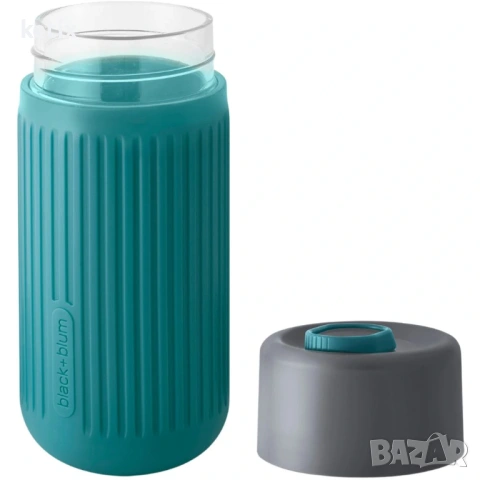 Стъклена чаша за път Black+Blum 340 мл, снимка 4 - Други стоки за дома - 53532865