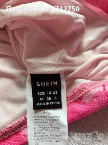 Розова рокля , снимка 5 - Рокли - 53560455